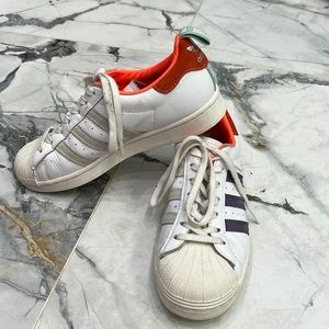 Adidas Superstar Girls are Awesome 2020 purple orange sneakers kicks men’s 7